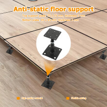 Set van 4 verstelbare paalfondaties, 75x95mm, zwart, verzinkt ijzer, 2 ton capaciteit voor pergola en overkapping