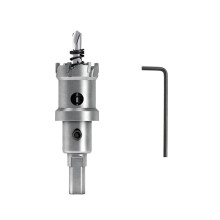 TCT Hole Saw, Tungsten Carbide Tipped Hole Cutter for Cutting & Drilling Metal, Stainless Steel, Alloy Steel 25mm