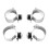 39mm Motorcycle Fairing Fork Mount Clamp Kit for  Dyna Sportster XL Front Mount Hardware 3