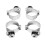 39mm Motorcycle Fairing Fork Mount Clamp Kit for  Dyna Sportster XL Front Mount Hardware 5
