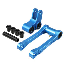 NiceCNC Tieferlegungskit, 1,5 Zoll, für Yamaha YZ125 YZ250 WR250F WR450F, blau