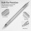 Double-Ended Leather  Pen (Includes 8 Interchangeable Tips, 0.6-3mm) - Leather Embossing and Marking Tool 3