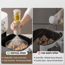 No Straw Oil Sprayers ,Vertical Circular Fine Mist Oil Sprays Bottle,Vertical Sprays Oil Bottle,100ml Oil Dispenser