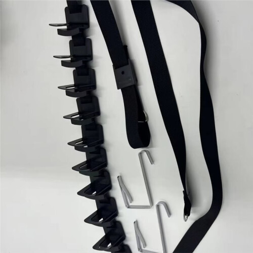 Dual-Direction Hanging Cap Rack Organizer - Wall Mounted Hat Holder Display Stand for Baseball Caps, Beanies 2