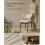 VASAGLE VASAGLE Set of 4 Fabric Dining Chairs Bundle, Solid Wood Legs, Beige 3