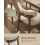 VASAGLE VASAGLE Set of 4 Fabric Dining Chairs Bundle, Solid Wood Legs, Beige 6