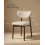 VASAGLE VASAGLE Set of 4 Fabric Dining Chairs Bundle, Solid Wood Legs, Beige 7