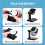 Universal  Watch Stand Holder Charging Dock Compatible with Multiple Models Adhesive Retractable Stand Storage 5