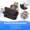 2pcs Momentary Touch Foot  Normally Open SPST 2 PIN Stomp Box Push Button Footswitch for Guitar 6