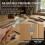 Pack of 3 Box Resizer Tool Kit, Cardboard Scoring Tool with Wood Handle for Cardboard Box Resizing, Bookbinding 2