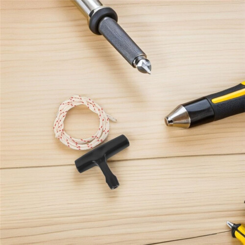 2 Sets Attic Pull Down Cord Handle with 4 Meter Release Rope Plastic Grip, Nylon Pull , Tool-Free Setup 2