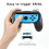 Game controller grips, 2 pieces, ABS, for handheld console, comfortable ergonomic control holder Compatible Switch Joy Handle Different 7