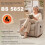 Homcom HOMCOM Power Lift Chair for Elderly, Chenille, Pocket Spring, Light Brown 8