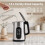 Homcom HOMCOM 3000W 1.5L Fast Boil Electric Kettle with LED Touch Control, Silver 4