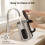 Homcom HOMCOM 3000W 1.5L Fast Boil Electric Kettle with LED Touch Control, Silver 9