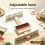 Adjustable  Weaving Looms, Plastic Frame for Yarn Expandable Looms for Small , Yarn Weaving Projects 5