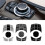 Car Console IDrive MAP-MEDIA Knob Button Cover Kit for  X1 X5 X6 E-Series E60 E84 E70 E71 E72 E87 E90 E91 E92 E93 B 4