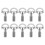 10Pcs D- Quick Release Camera Screw 1/4 Inch Screw Tripod   Connect Screw Dslr Camera Mount Adapter 1