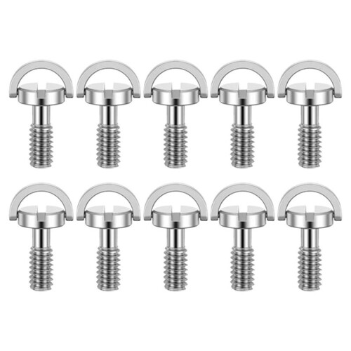 10Pcs D- Quick Release Camera Screw 1/4 Inch Screw Tripod   Connect Screw Dslr Camera Mount Adapter