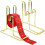 2 Pack Raffle Ticket Dispenser, Ticket Holder, Sticker Roll Holder Ruffle Drum for Single Double Roll Tickets 3