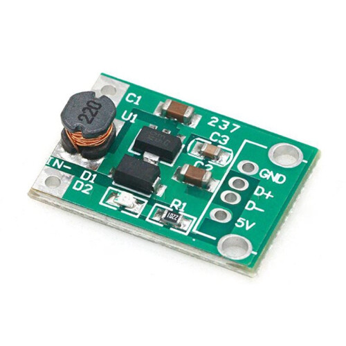 10PCS - Step  Power Module 500mA 1-5V to 5V, 5V Output Voltage Regulator Power Supply Module for  DIY 1