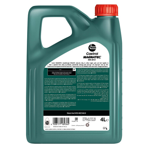 Castrol Castrol MAGNATEC 5W-20 E Full Synthetic Engine Oil, 4L 1