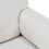 Modern White Chenille Accent Armchair with Matching Footstool 6