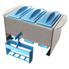 1set Immunohistochemistry (IHC) Staining Rack and Jar Set,Designed for Histology, Pathology, and Slide Staining