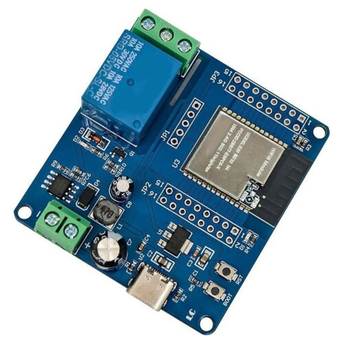 Módulo de Placa de Desarrollo ESP32-C6 WIFI   5-60V Módulo de Relé de 1 Canal Interfaz Tipo C Kit Electrónico DIY 2