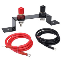 Car Battery Jump Post Waterproof Copper Battery Jumper Kit Insulated Battery Charging Post for Truck RV Tractor Boat