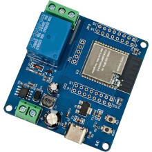 ESP32-C6 WLAN--Entwicklungsboard-Modul 5-60V 1-Kanal-Relaismodul Typ-C-Schnittstelle DIY-Elektronikbausatz