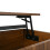 Walnut Coffee Table with Vertical Fluting&Lift-Top 8