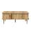 Natural Coffee Table - Vertical Grooves & Lift-Top 3