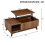 Lift-Top Coffee Table with Open Side Compartment 2
