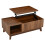 Lift-Top Coffee Table with Open Side Compartment 3