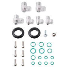 A/C Air Conditioning Fittings Adapters for K Swap K20 K24 K Series for DC2 CRX Si EG EK Custom Tuck Kit