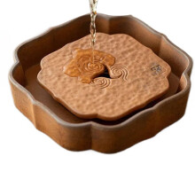 Coarse Pottery Kettle Stand Old Rock Clay Cloud Jianshui Pot Coasters Ceramic Handmade Tea Pot Holder Tea Set