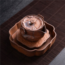 Coarse Pottery Kettle Stand Old Rock Clay Cloud Jianshui Pot Coasters Ceramic Handmade Tea Pot Holder Tea Set