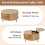 Round Lift-Top Coffee Table with Sliding Door, MDF 4