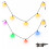 Premier 4.5m Connectable Christmas Globe Lights with Warm White & Multi-Coloured LEDs 12