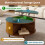 Round Lift-Top Coffee Table with Sliding Door, MDF 5