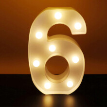 Grotere LED-verlichte cijfers, decoratief cijferbord voor nachtlampje, bruiloftsdecoratie, verjaardagsfeest, kerstdecoratie, huis- of bardecoratie (6)