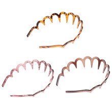 3-teiliges Set kreativer, leuchtender Weihnachtsstirnbänder und Haarschmuck für Partys (Dunkelbraun, Hellrot und Braun)