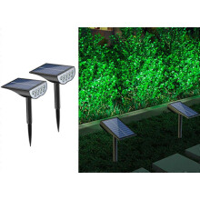 Solar tuinverlichting, waterdichte solar spotlights voor tuin, gazon, pad, feestjes en kerst - 9 groene LED's