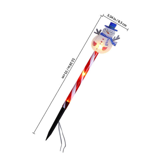 Kerstpadverlichting LED-prikkerstpadverlichting 1 set rood 2