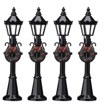 Christmas Mini Street Light Models Miniature Street Lights Decorative
