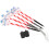 Kerstpadverlichting LED-prikkerstpadverlichting 1 set rood 1