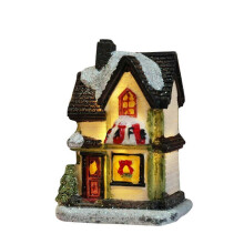 2025 Christmas Village Sets with LED Lights, Collectible Winter Buildings for Holiday Tabletop Decor