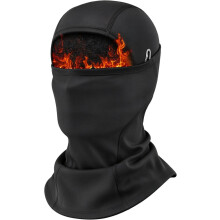 Fleece balaclava with eyeglass openings for winter and outdoor use
