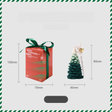 Weihnachtsbaum-Aromatherapie-Kerzenlichter Neujahrs-Weihnachts-DIY-Geschenk